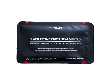 Opatrunek wentylowy Black Front Chest Seal Vented | 1 szt.