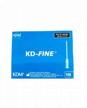 Igły iniekcyjne KD-FINE op.100szt. 0,7x40mm 22G