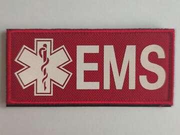 Naszywka EMS Mała (czerwona)