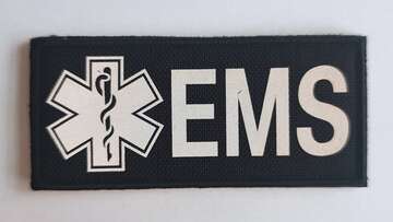 Naszywka EMS Mała (czarna)