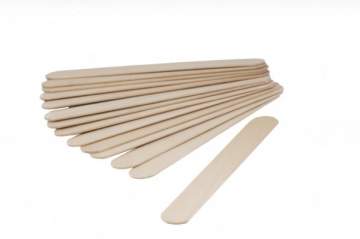 Szpatułki laryngologiczne drewniane NIEJAŁOWE Zarys / długość 15 cm