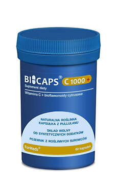 BICAPS Witamina C 1000+ PLUS witamina C, 60 kapsułek, Formeds