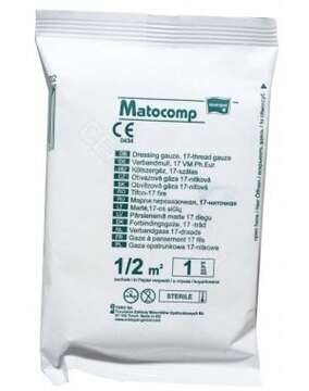 Gaza jałowa 1/2  m² opak. 100 szt.