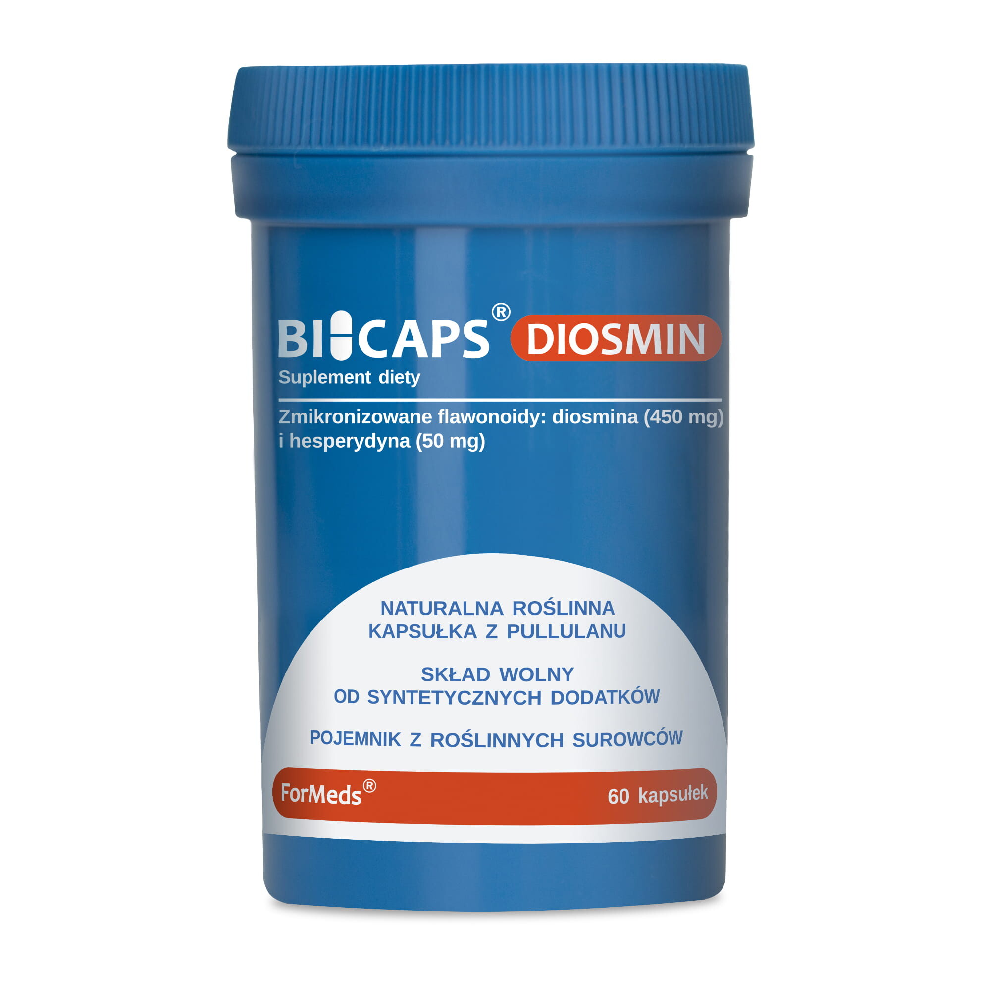 BICAPS DIOSMIN ( 500 mg) Diosmina - 60 kapsułek Formeds
