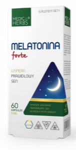 Melatonina Forte 60kaps.5 mg MEDICA HERBS