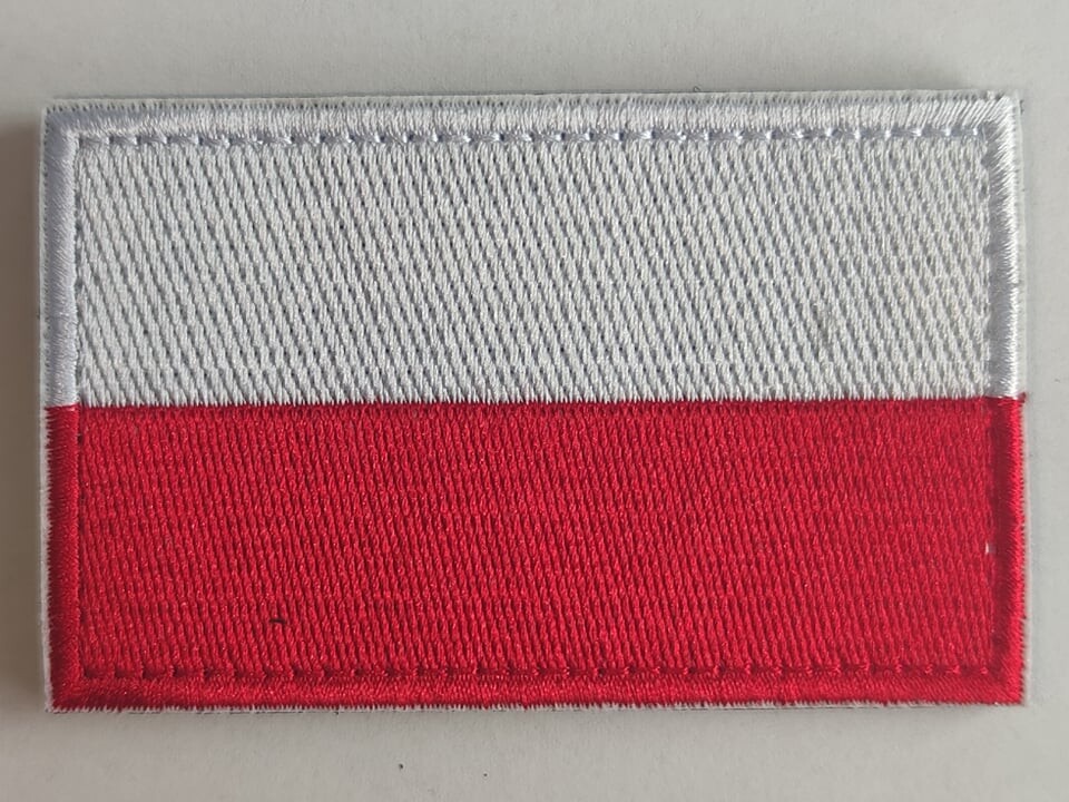 Naszywka flaga POLSKA