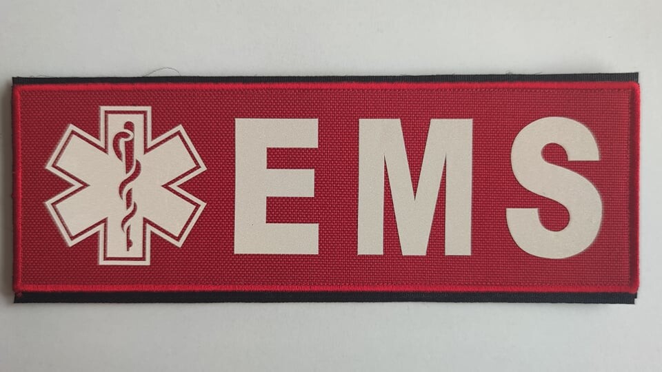 Naszywka EMS Duża (czerwona)